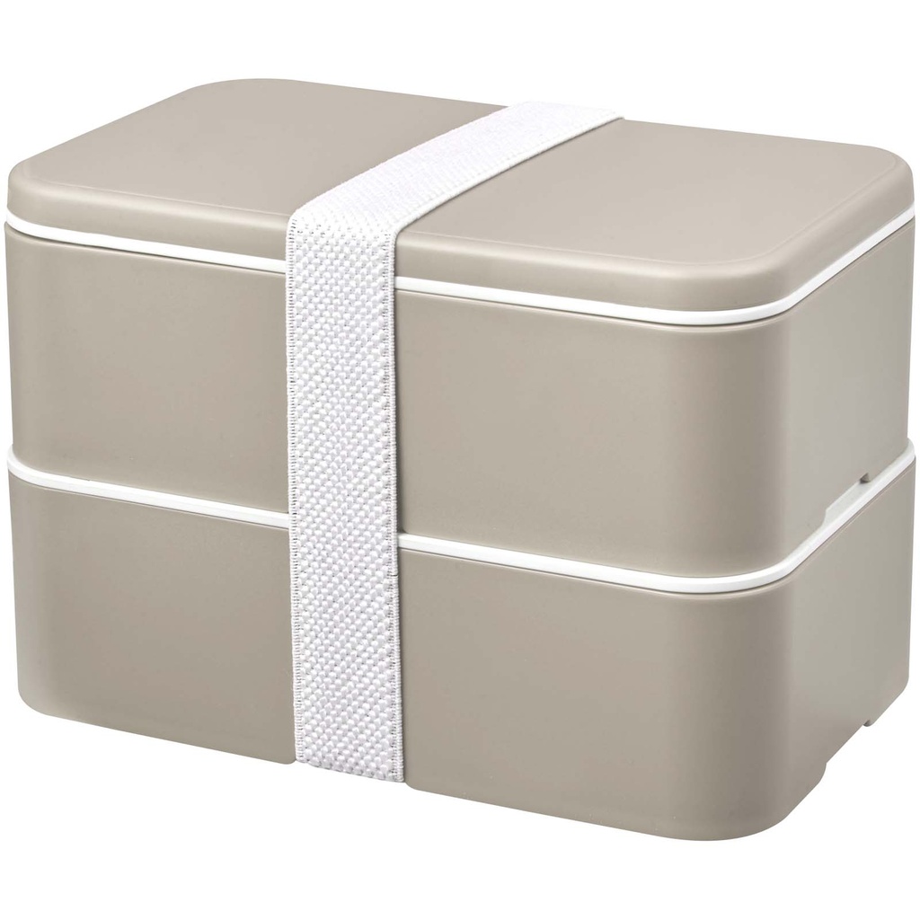MIYO POP dwupoziomowe pudełko śniadaniowe 700+700 ml 210779 - Piaskowiec