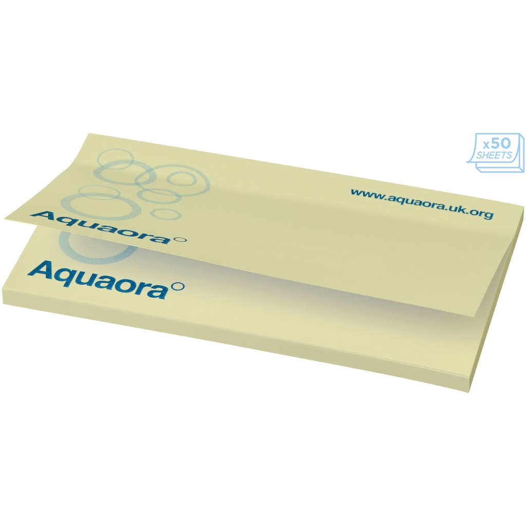 Karteczki samoprzylepne Sticky-Mate® 127x75 21096021 - Jasny żółty