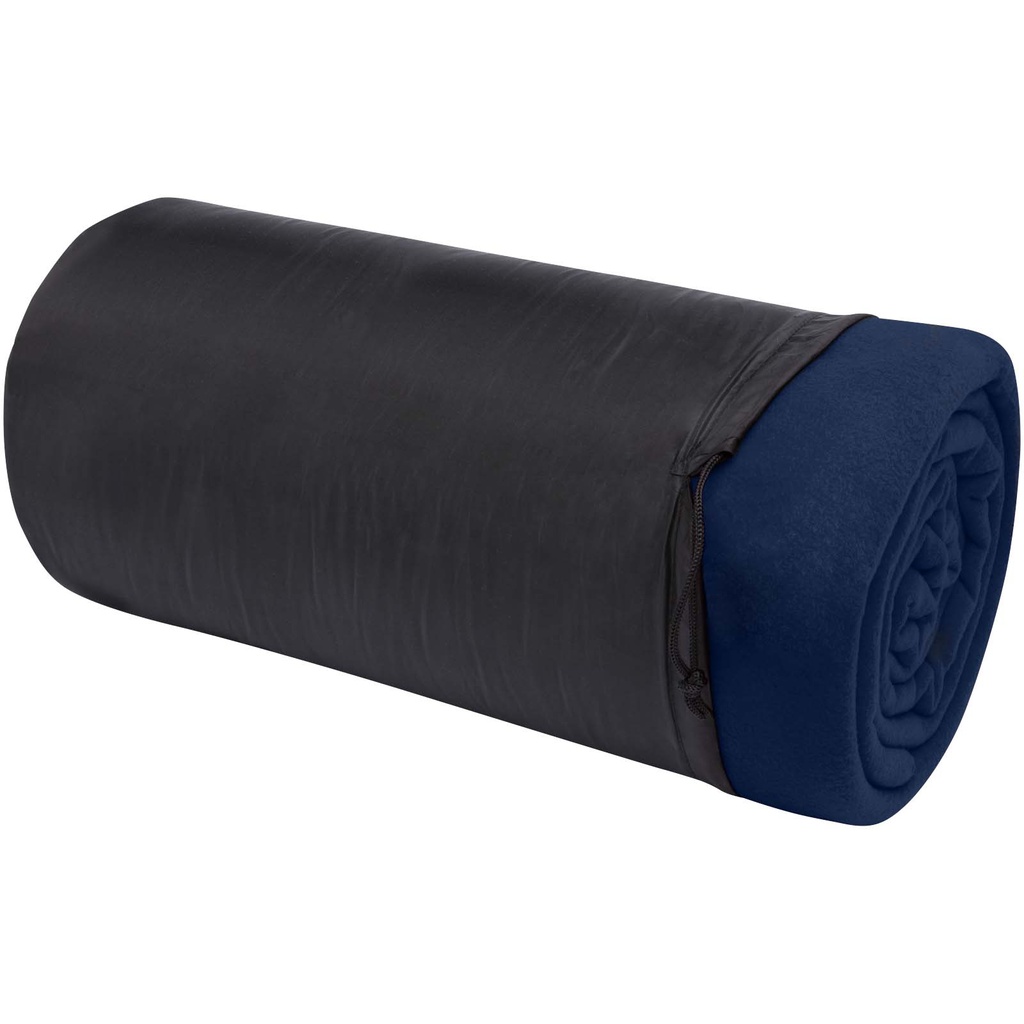 Huggy koc polarowy o wymiarach 220 x 250 cm 113331 - Granatowy