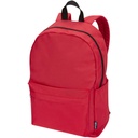 Byron plecak na 14-calowego laptopa o pojemności 16 l z recyklingu z certyfikatem GRS 130096 - Czerwony