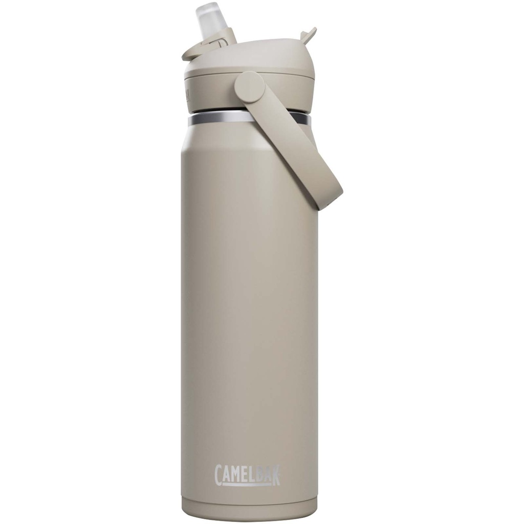 Camelbak® Thrive Flip VSS butelka na wodę ze stali nierdzewnej o pojemności 740 ml ze składaną słomką 100888 - Jasny szary