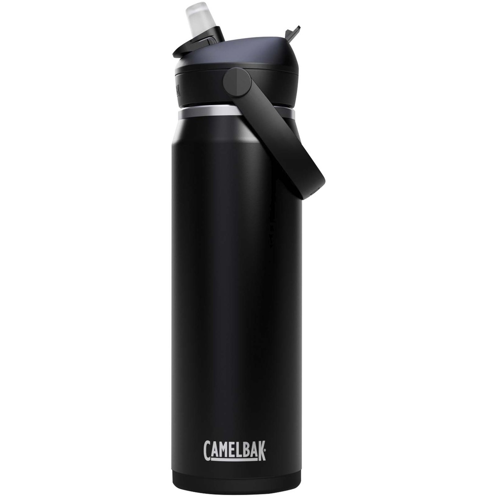 Camelbak® Thrive Flip VSS butelka na wodę ze stali nierdzewnej o pojemności 740 ml ze składaną słomką 100888 - Czarny