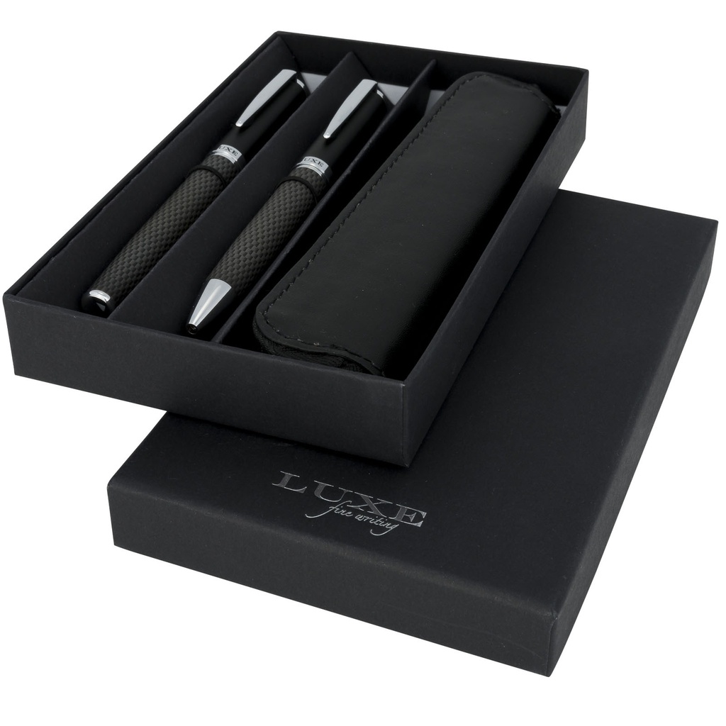 Zestaw piśmienniczy Carbon 107110 - Czarny