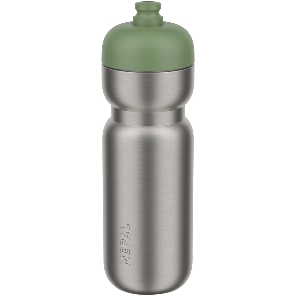 Mepal Pull butelka sportowa ze stali nierdzewnej o pojemności 800 ml 100911 - Zielony mech