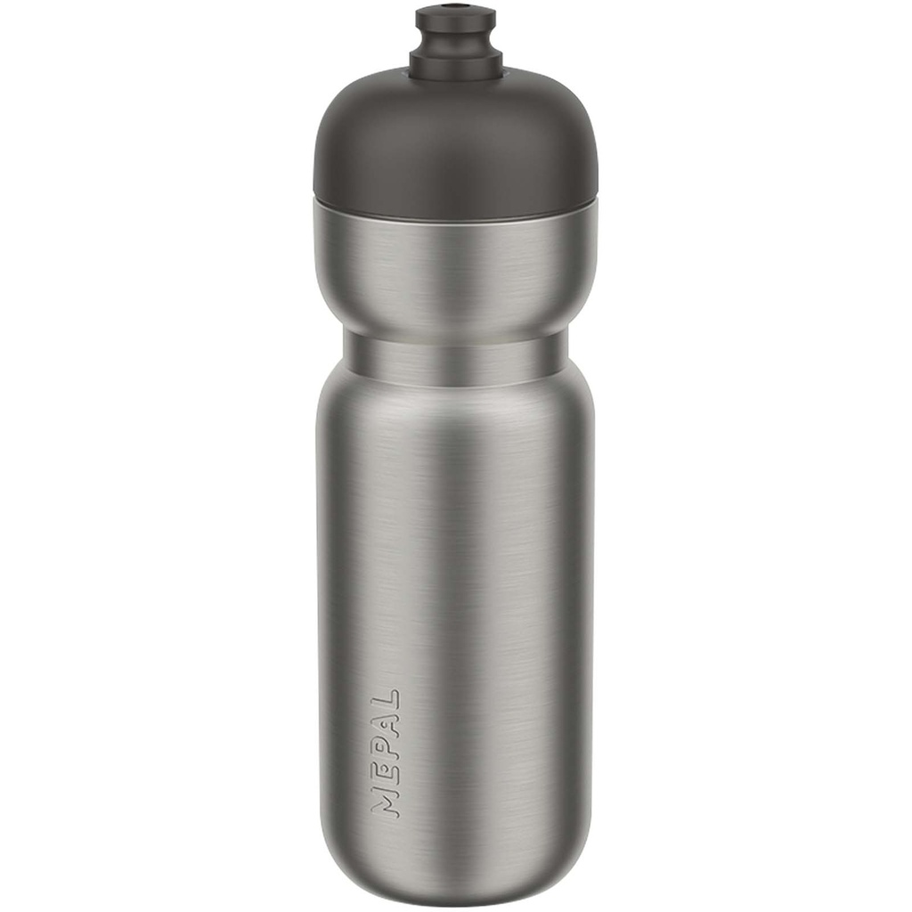 Mepal Pull butelka sportowa ze stali nierdzewnej o pojemności 800 ml 100911 - Czarny