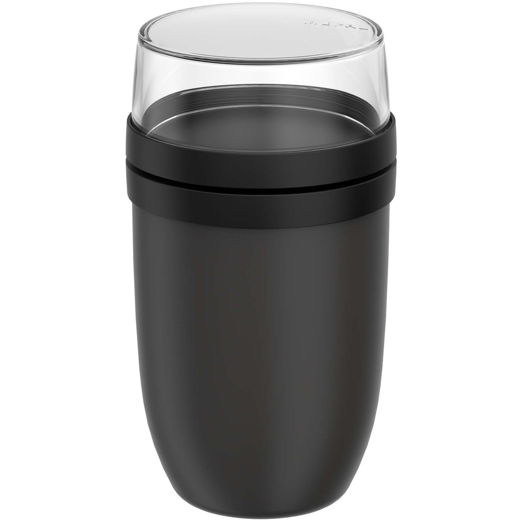 Mepal Ellipse pojemnik na lunch 750+300 ml 113141 - Czarny
