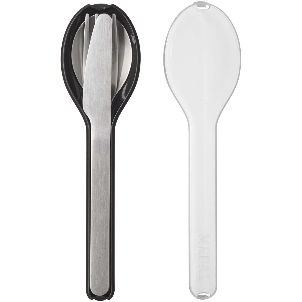 Mepal Ellipse zestaw sztućców 130424 - Czarny