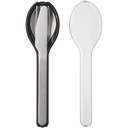 Mepal Ellipse zestaw sztućców 130424 - Czarny
