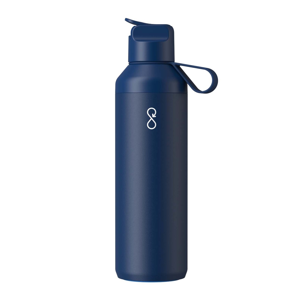 Bidon Ocean Bottle Peak GO 710 ml z recyklingowanej stali nierdzewnej 100940 - Oceaniczny niebieski