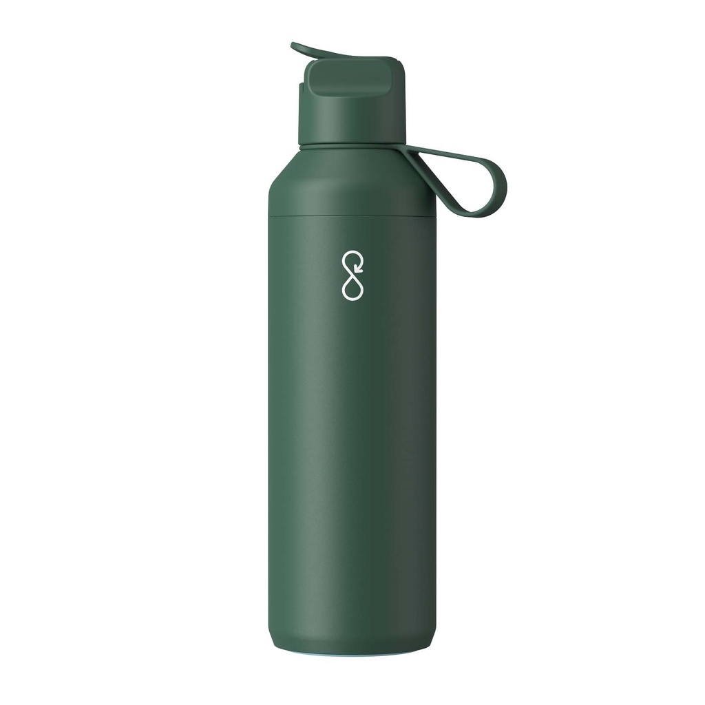 Bidon Ocean Bottle Peak GO 710 ml z recyklingowanej stali nierdzewnej 100940 - Leśny zielony