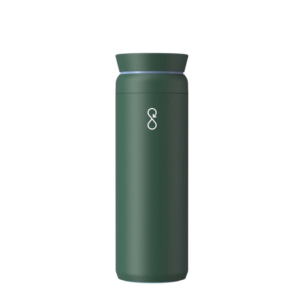 Ocean Bottle Peak Brew 590 ml kubek z recyklingowanej stali nierdzewnej 100941 - Leśny zielony
