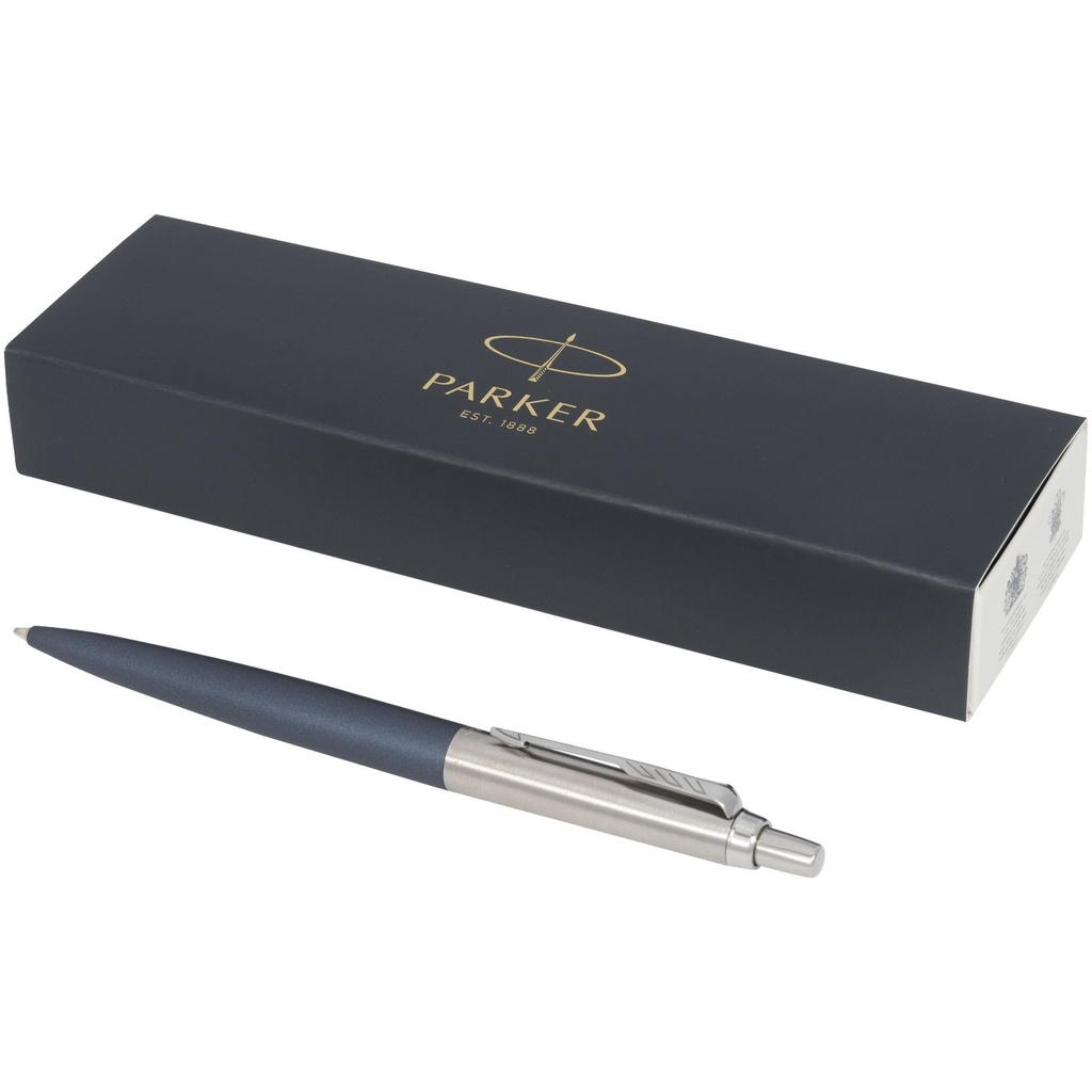 Matowy długopis Jotter XL z chromowanym wykończeniem 107327 - Niebieski