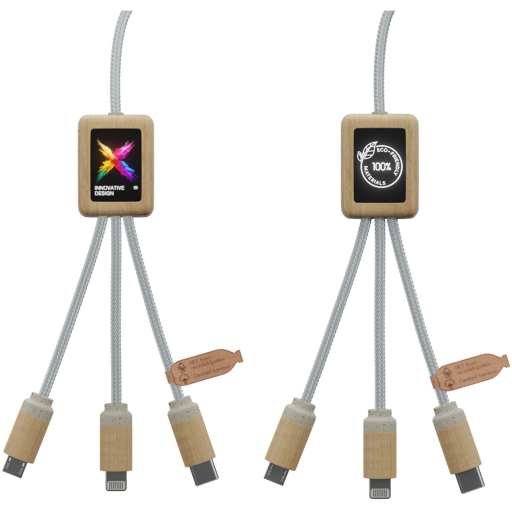 SCX.design C49 kabel do ładowania 5 w 1 2PX126 - Jasny brązowy