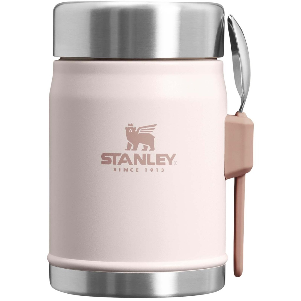 Słoik na żywność Stanley Legendary z łyżko-widelcem, o pojemności 400 ml 100881 - Jasny różowy