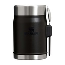 Słoik na żywność Stanley Legendary z łyżko-widelcem, o pojemności 400 ml 100881 - Matowy czarny