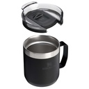 Kubek kempingowy Stanley Everyday 350 ml ze stali nierdzewnej 100949 - Czarny