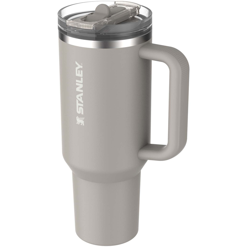 Stanley Quencher® ProTour 1180 ml termoizolowany kubek ze słomką, wykonany z recyklingowanej stali nierdzewnej 100979 - Szary