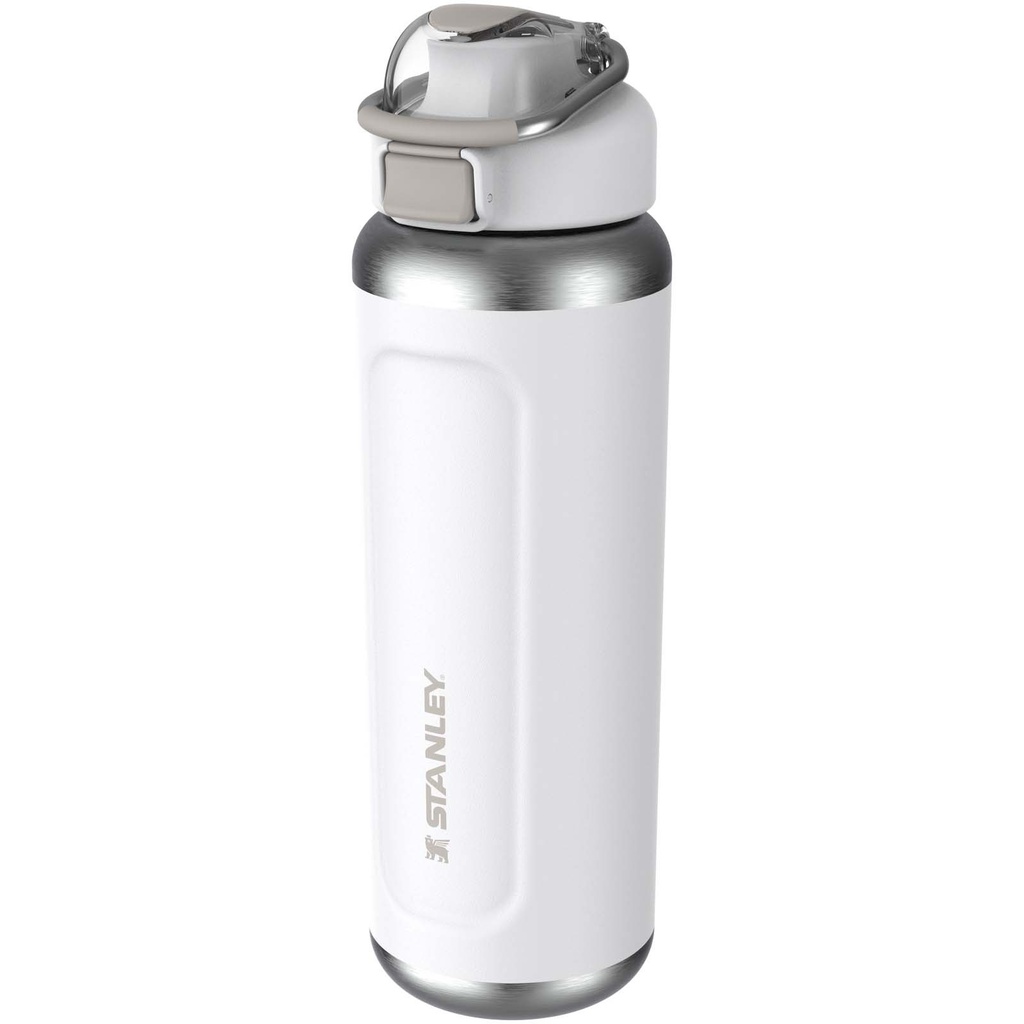 Termoizolowany bidon na wodę Stanley Classic Wellspring 710 ml wykonany z recyklingowanej stali nierdzewnej 100980 - Biały