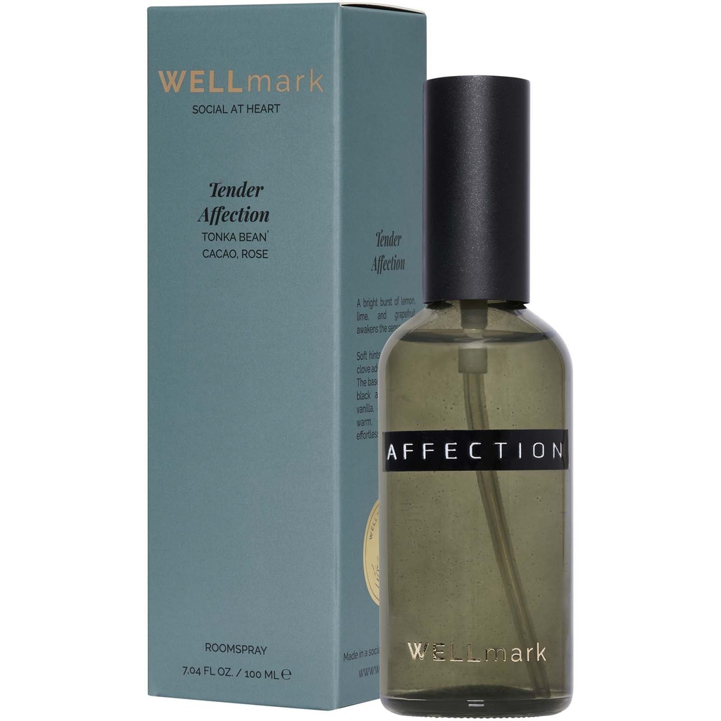 Wellmark odświeżacz powietrza o pojemności 100 ml 126407 - Czarny