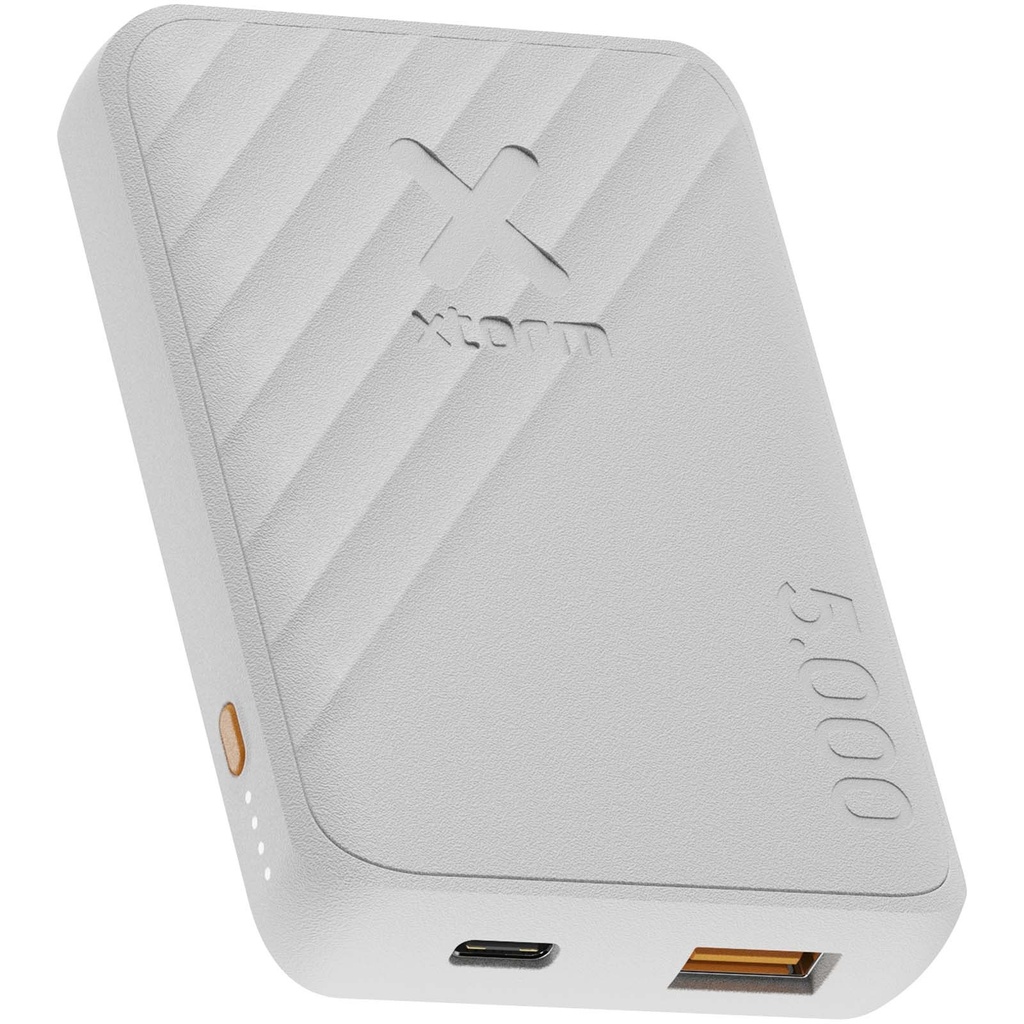 Xtorm XG205 Go2 powerbank 12 W 5000 mAh z szybkim ładowaniem 124409 - Biały