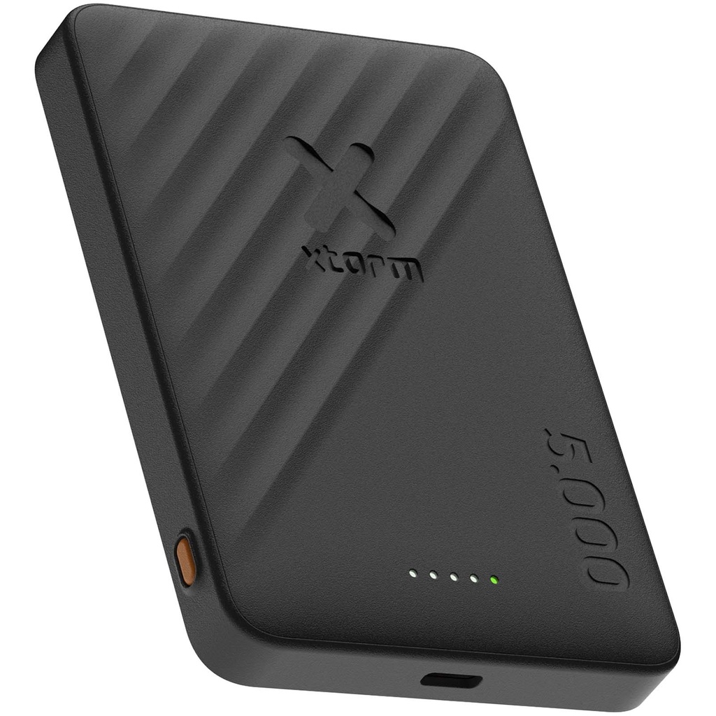Xtorm Go2 powerbank o mocy 15 W i pojemności 5000 mAh z szybkim ładowaniem 124602 - Czarny