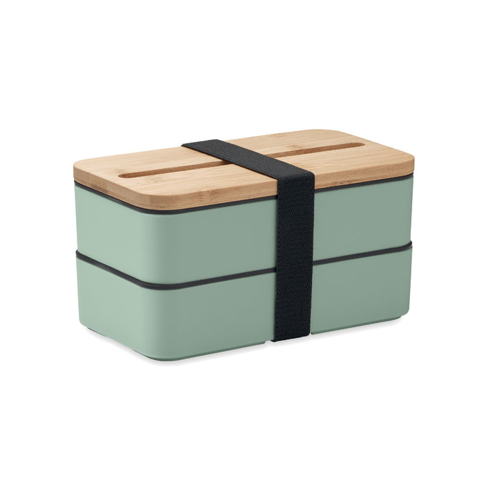 Lunch box z PP z MO2088-77 - miętowy zielony