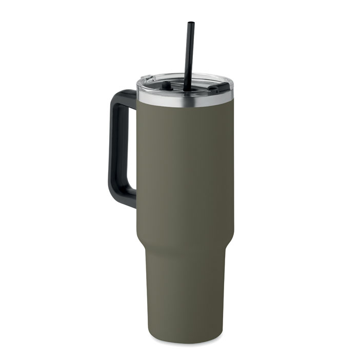 Kubek dwuściankowy 1200 ml MO2327-60 - ciemnozielony