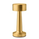 Akumulatorowa metalowa lampa st MO2478-98 - matowy zloty