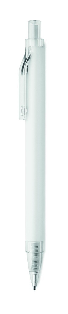 Aluminiowy długopis z rec. MO3185-06 - bialy