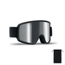 Gogle narciarskie UV400 MO3194-17 - srebrny blyszczacy