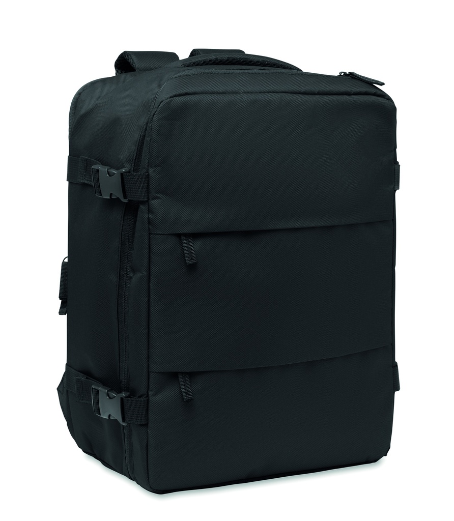 Przedłużany plecak kabinowy 20L MO3195-03 - czarny