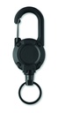 Wysuwany brelok MO3204-03 - czarny