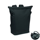 Plecak rowerowy PU na laptopa 20L MO3217-03 - czarny