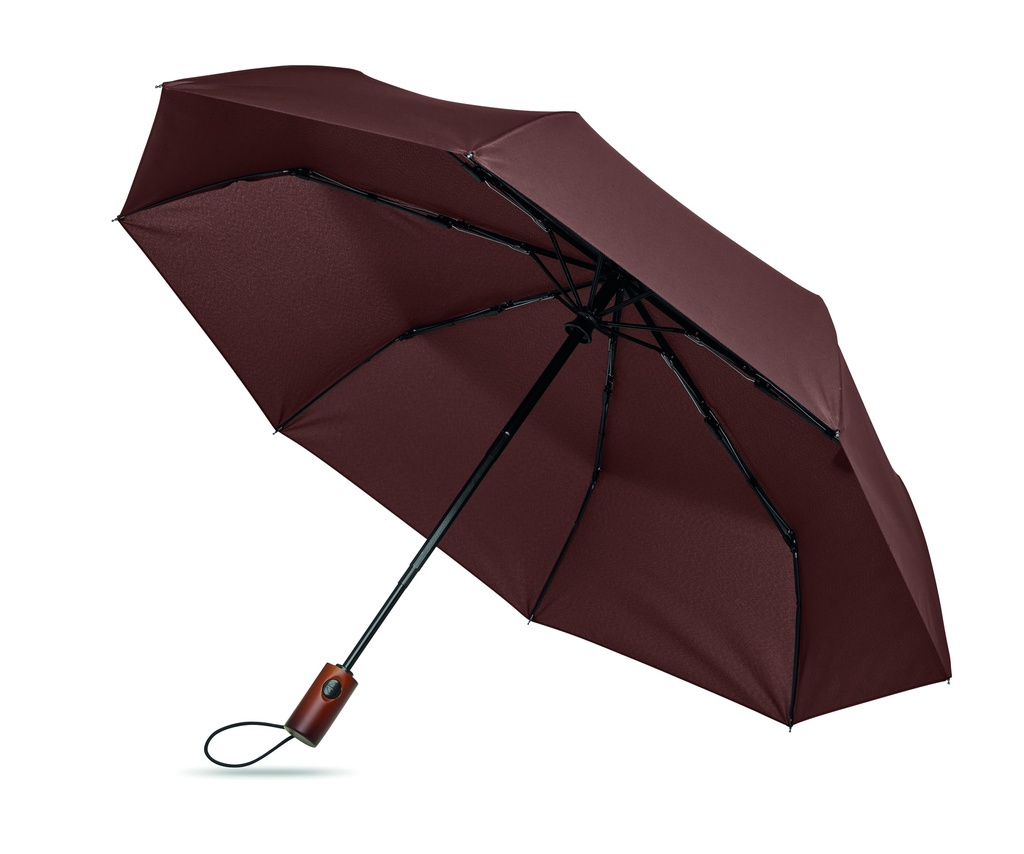 21" parasol automatyczny z drewnia MO3219-01 - brazowy