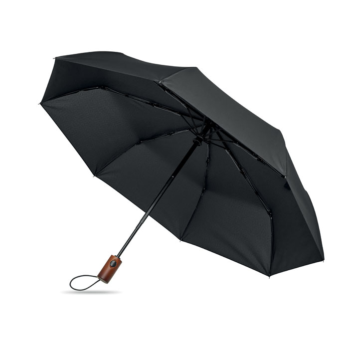 21" parasol automatyczny z drewnia MO3219-03 - czarny
