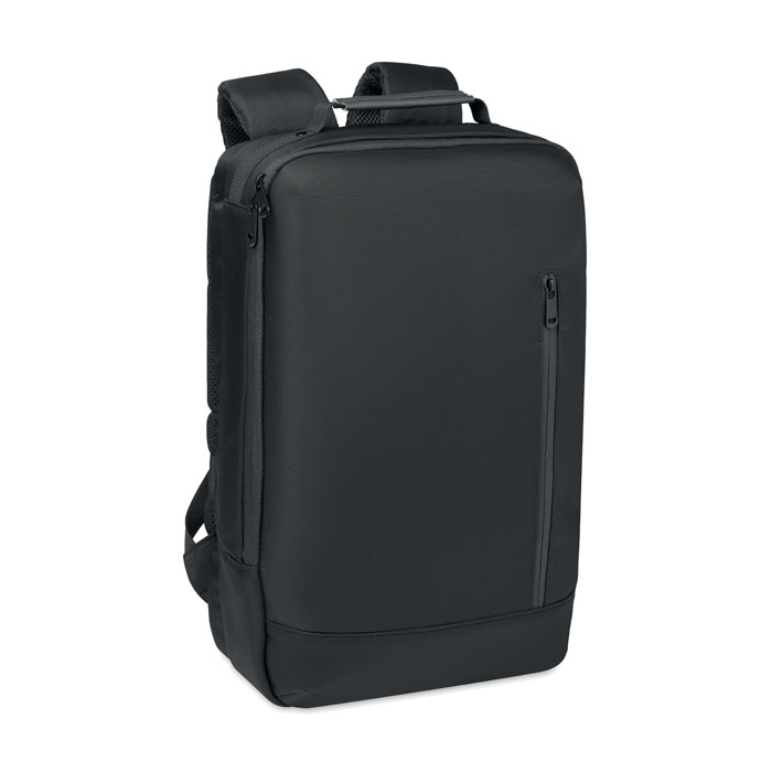 plecak żakardowy na laptopa 15&quo MO3226-03 - czarny