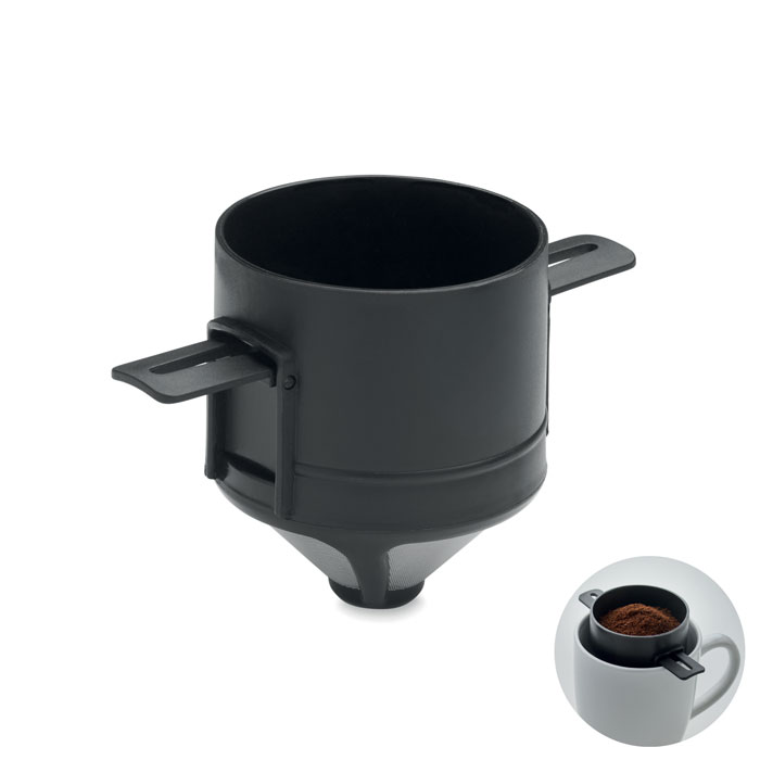 Filtr do kawy wielokrotnego użytku MO3237-03 - czarny