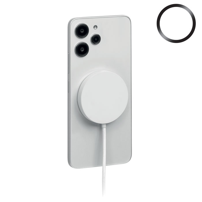 Magnetyczna ładowarka bezprzewodow MO3239-06 - bialy
