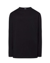 T-shirt z Długim Rękawem Bawełniany TSRA 150 LS - Black