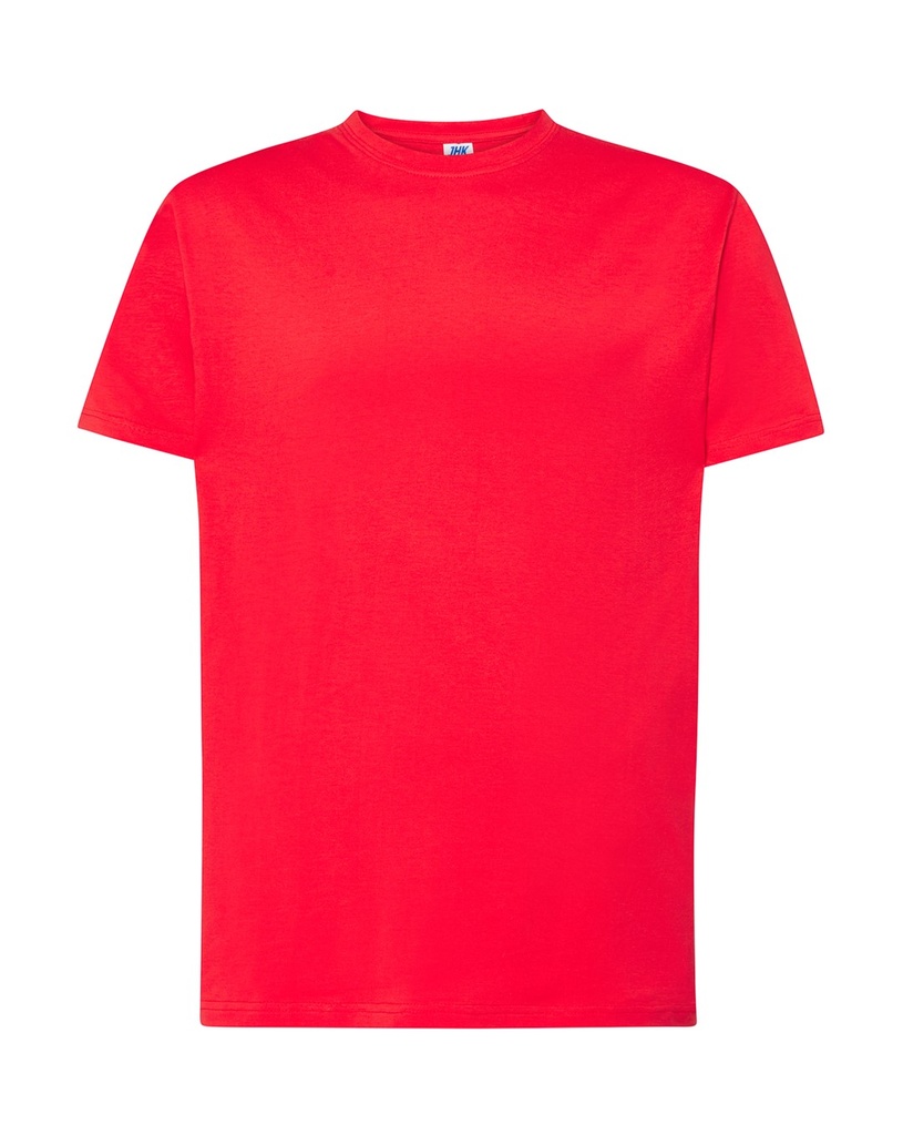 Koszulka Klasyczna Bawelniana JHK150 - Warm Red