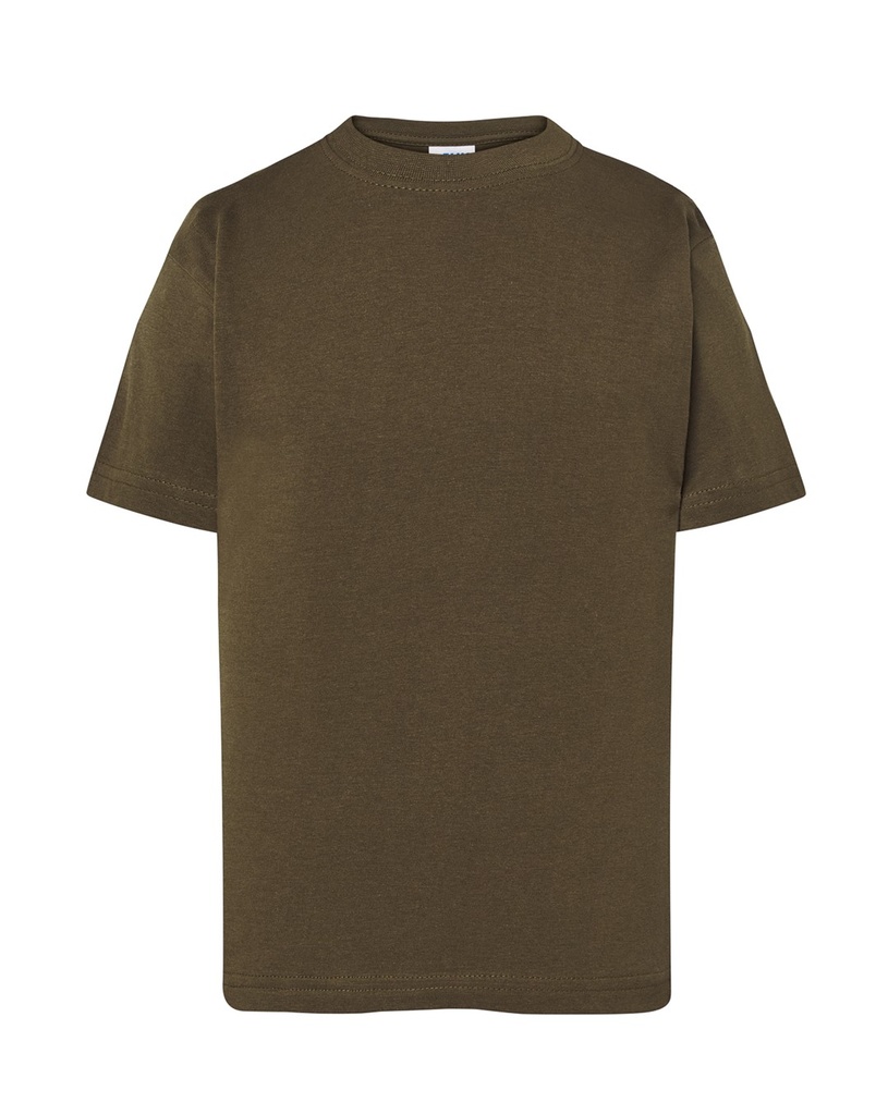 T-Shirt Dziecięcy Klasyczny Bawełniany TSRK 150 - Forest Green