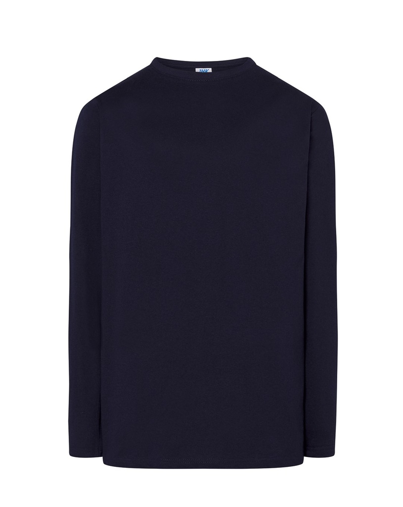 T-shirt z Długim Rękawem Bawełniany TSRA 150 LS - Navy