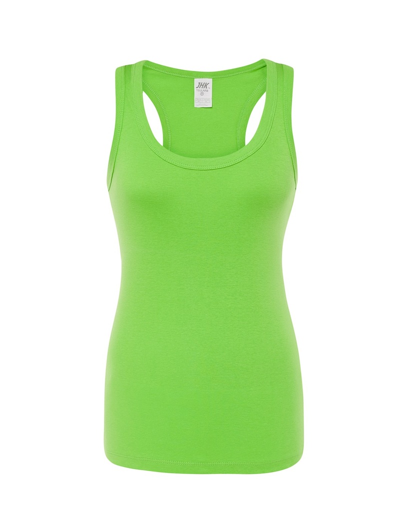 T-shirt Damski Slim Bawełniany TSUL ARB - Lime