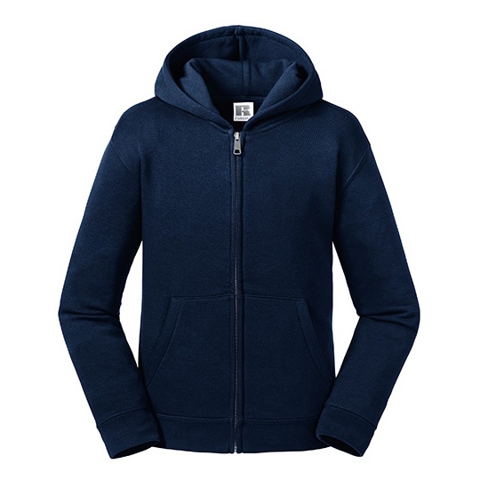 Bluza Dziecieca Rozpinana Bawelniana Z Kapturem Z266K - French Navy