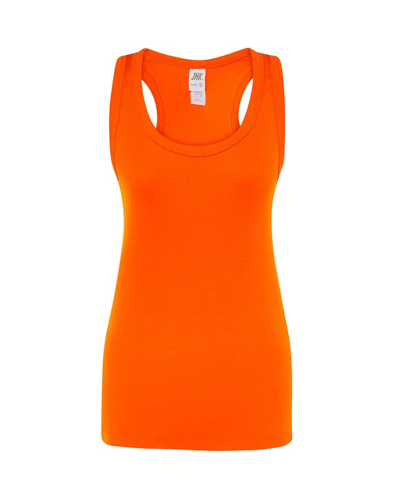 T-shirt Damski Slim Bawełniany TSUL ARB - Orange