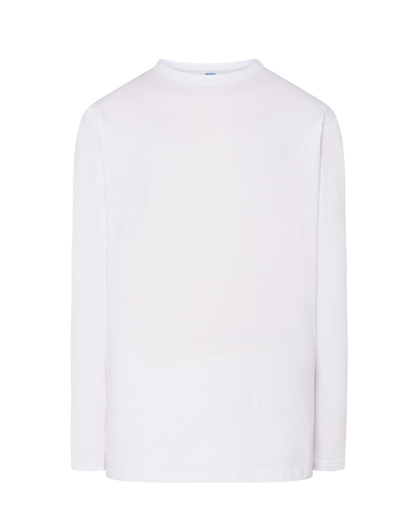 T-shirt z Długim Rękawem Bawełniany TSRA 150 LS - White