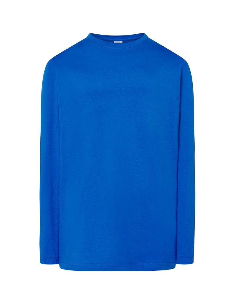 T-shirt z Długim Rękawem Bawełniany TSRA 150 LS - Royal Blue