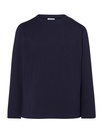 T-shirt Dziecięcy z Długim Rękawem Bawełniany TSRK 150 LS - Navy