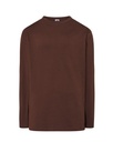 T-shirt z Długim Rękawem Bawełniany TSRA 150 LS - Chocolate
