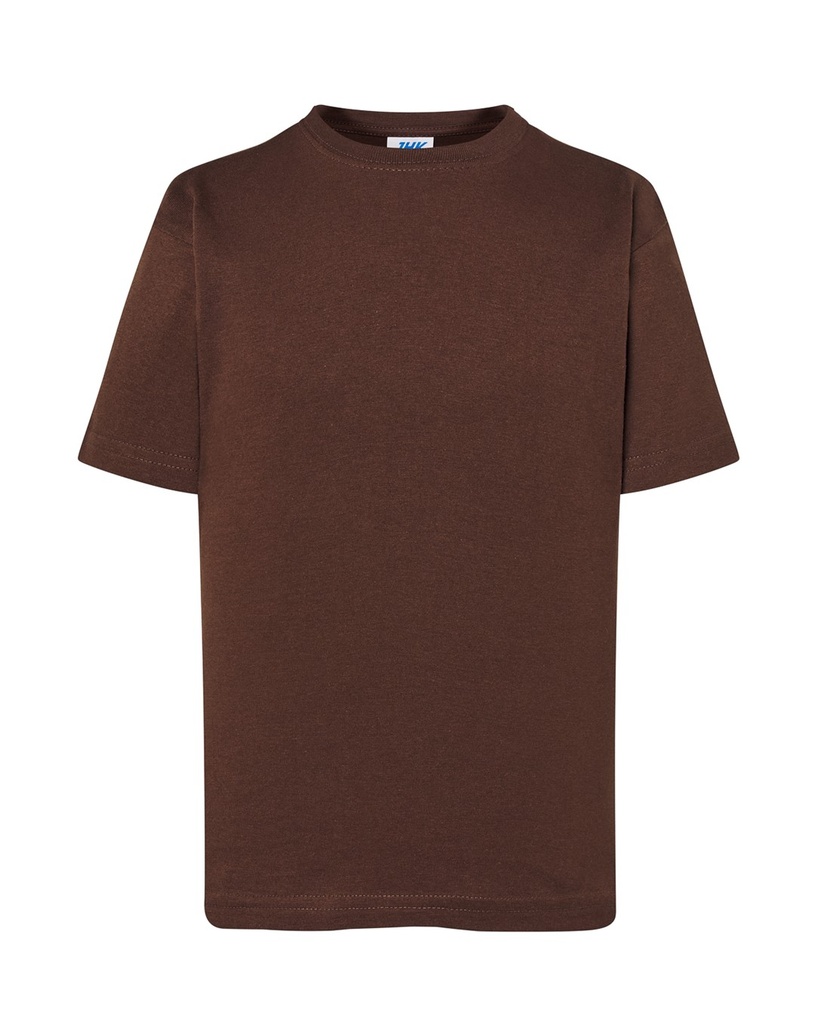 T-Shirt Dzieciecy Klasyczny Bawelniany JHK150K - Chocolate